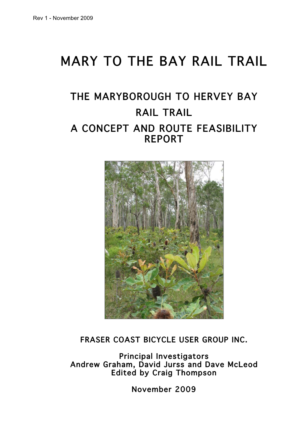 Mary to Bay Rail Trail in the Fraser Coast Region