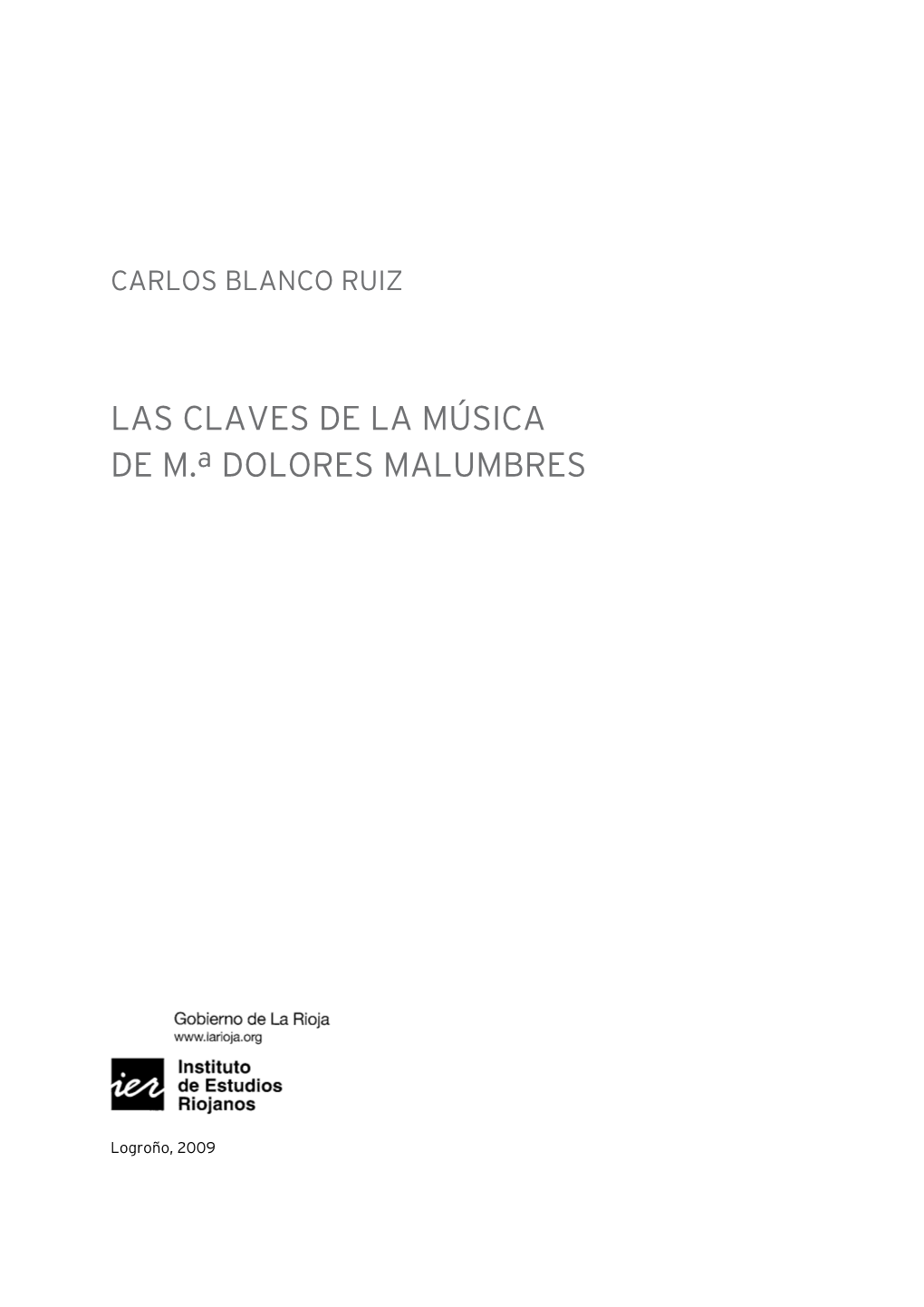 Las Claves De La Música De M.ª Dolores Malumbres