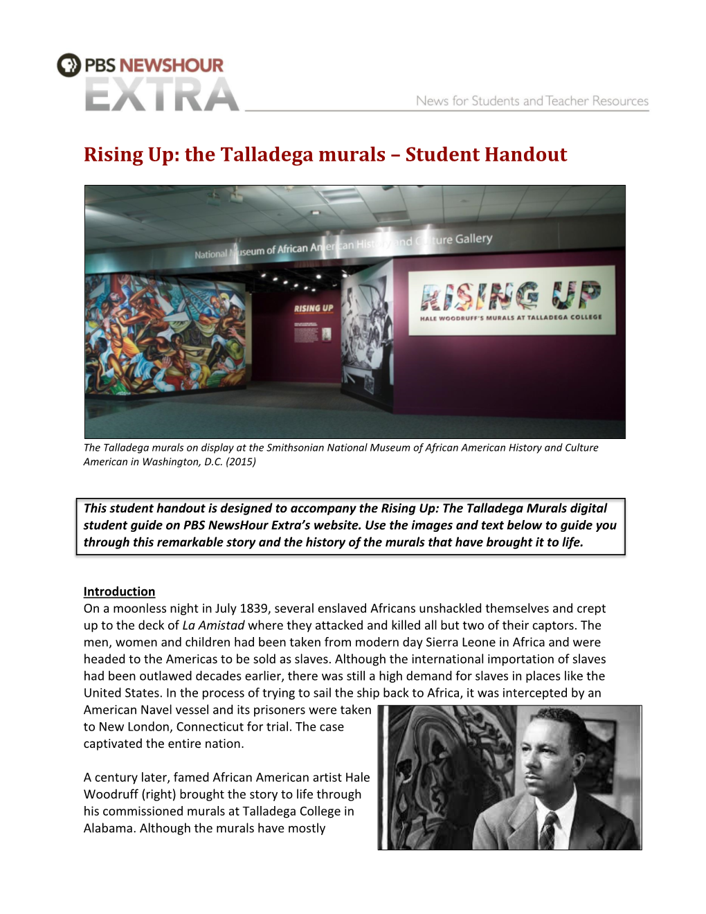 Rising Up: the Talladega Murals – Student Handout