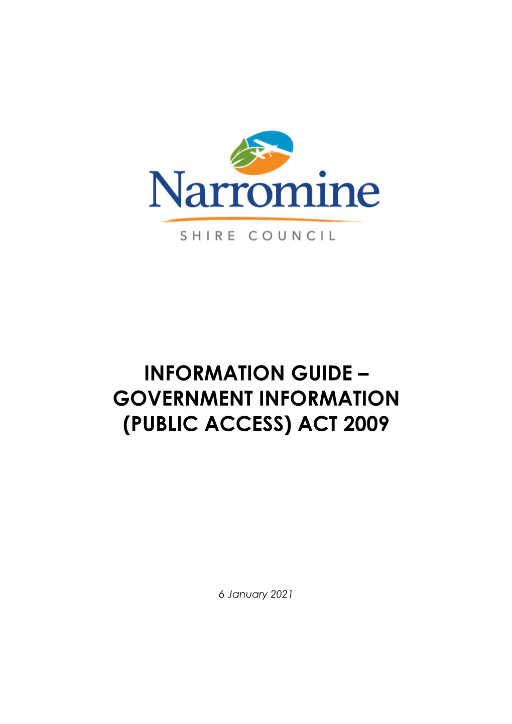 Information Guide – Government Information (Public Access) Act 2009