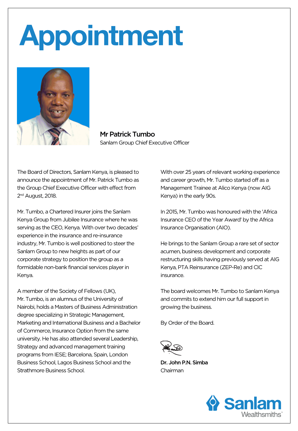 Sanlam Quarter Page Ad 8