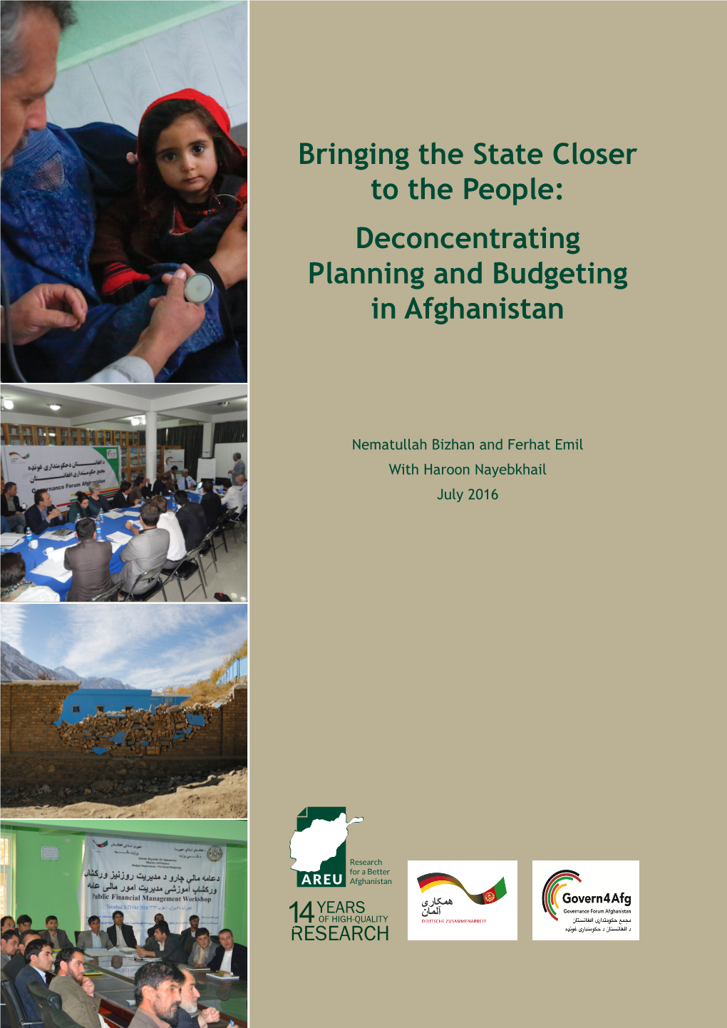 Deconcentrating Planning and Budgeting in Afghanistan