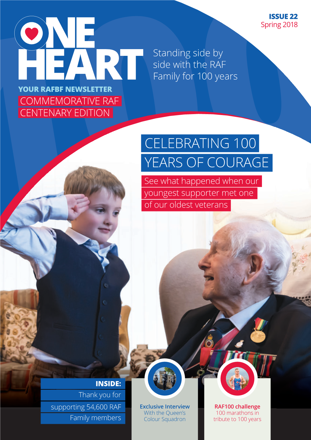 CELEBRATING 100 YEARS of COURAGE See What Happened When Our Youngest Supporter Met One of Our Oldest Veterans