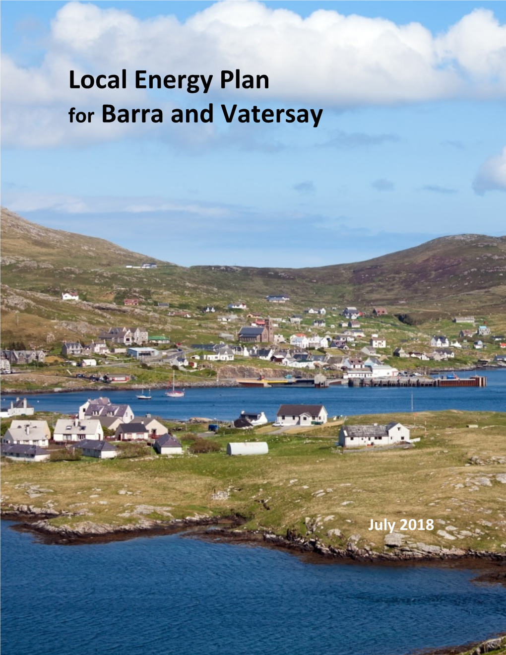 Local Energy Plan for Barra and Vatersay