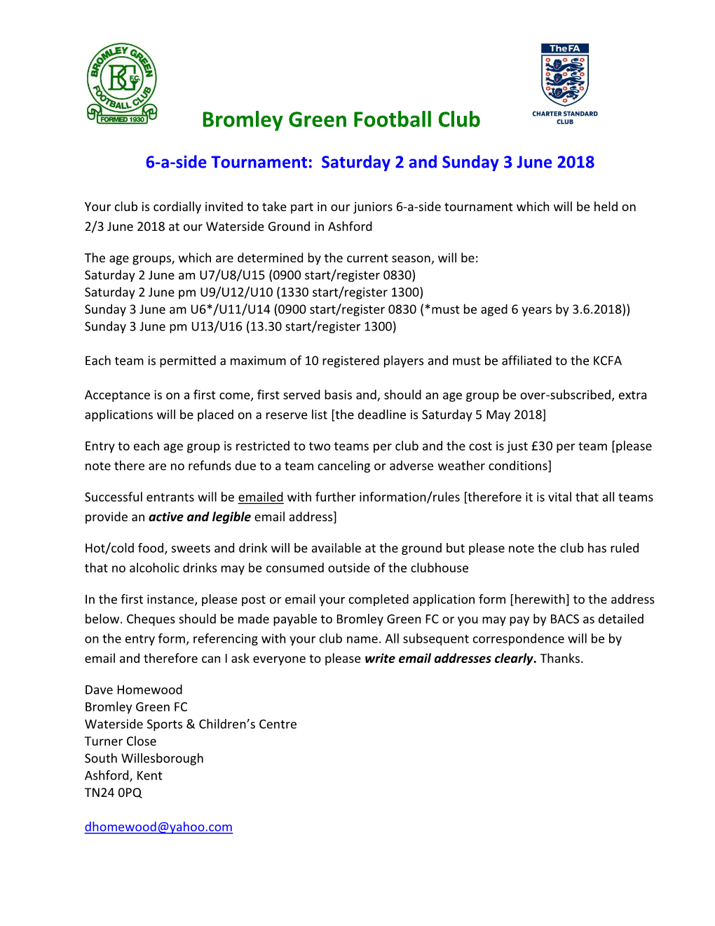 Bromley Green Football Club