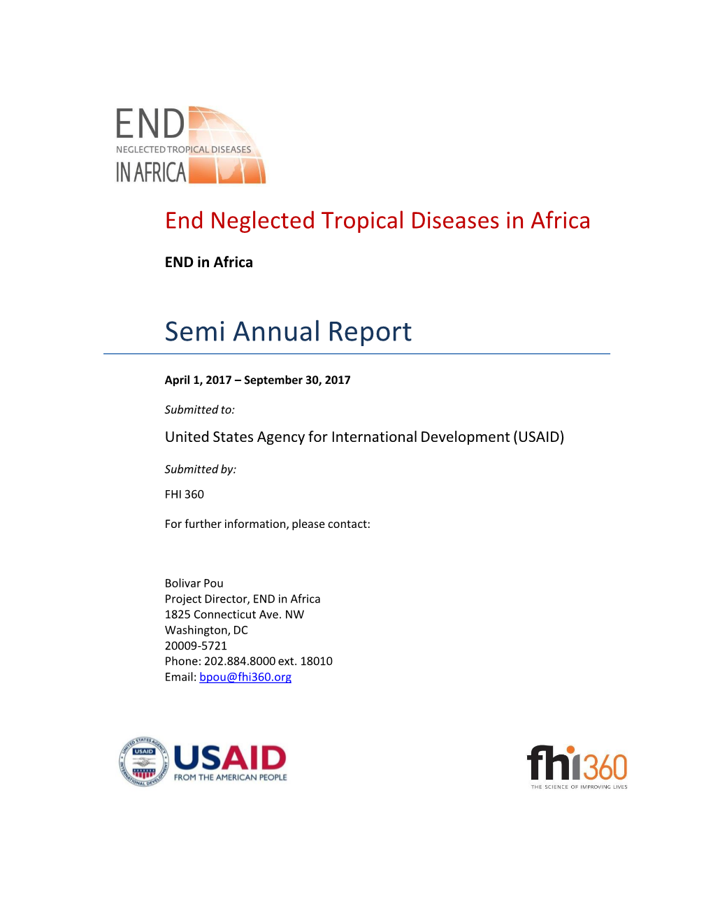 END in Africa Semi-Annual Report No. 14