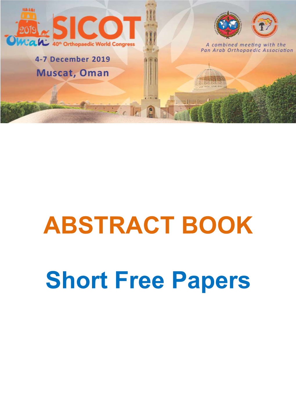 ABSTRACT BOOK Short Free Papers