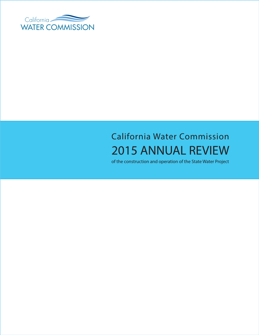 2015 Annual Review of the State Water Project