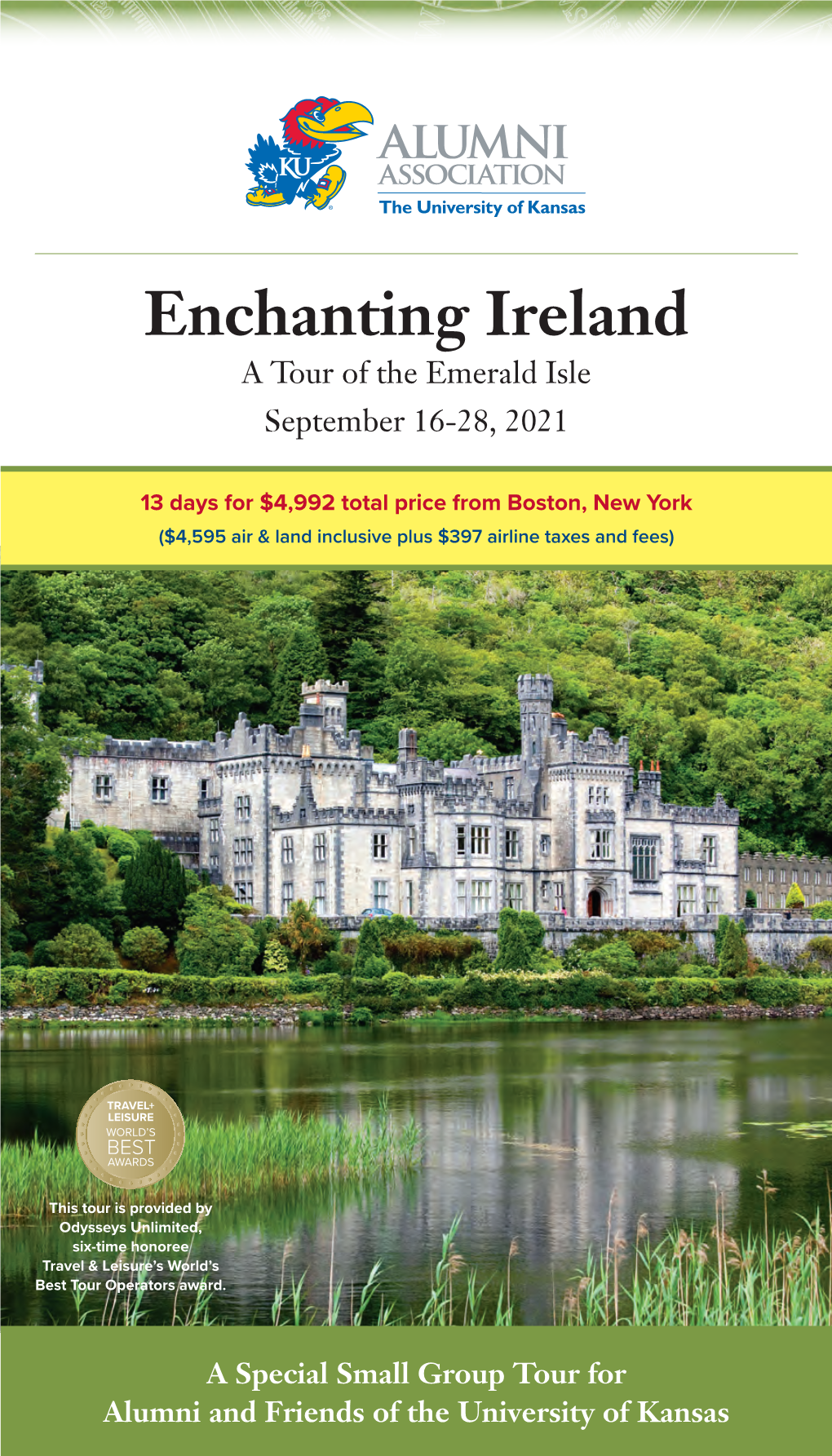 Enchanting Ireland a Tour of the Emerald Isle September 16-28, 2021
