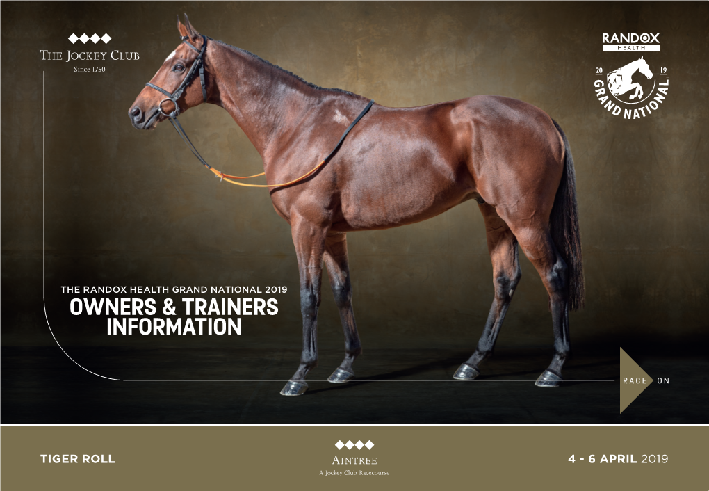 Owners & Trainers Information