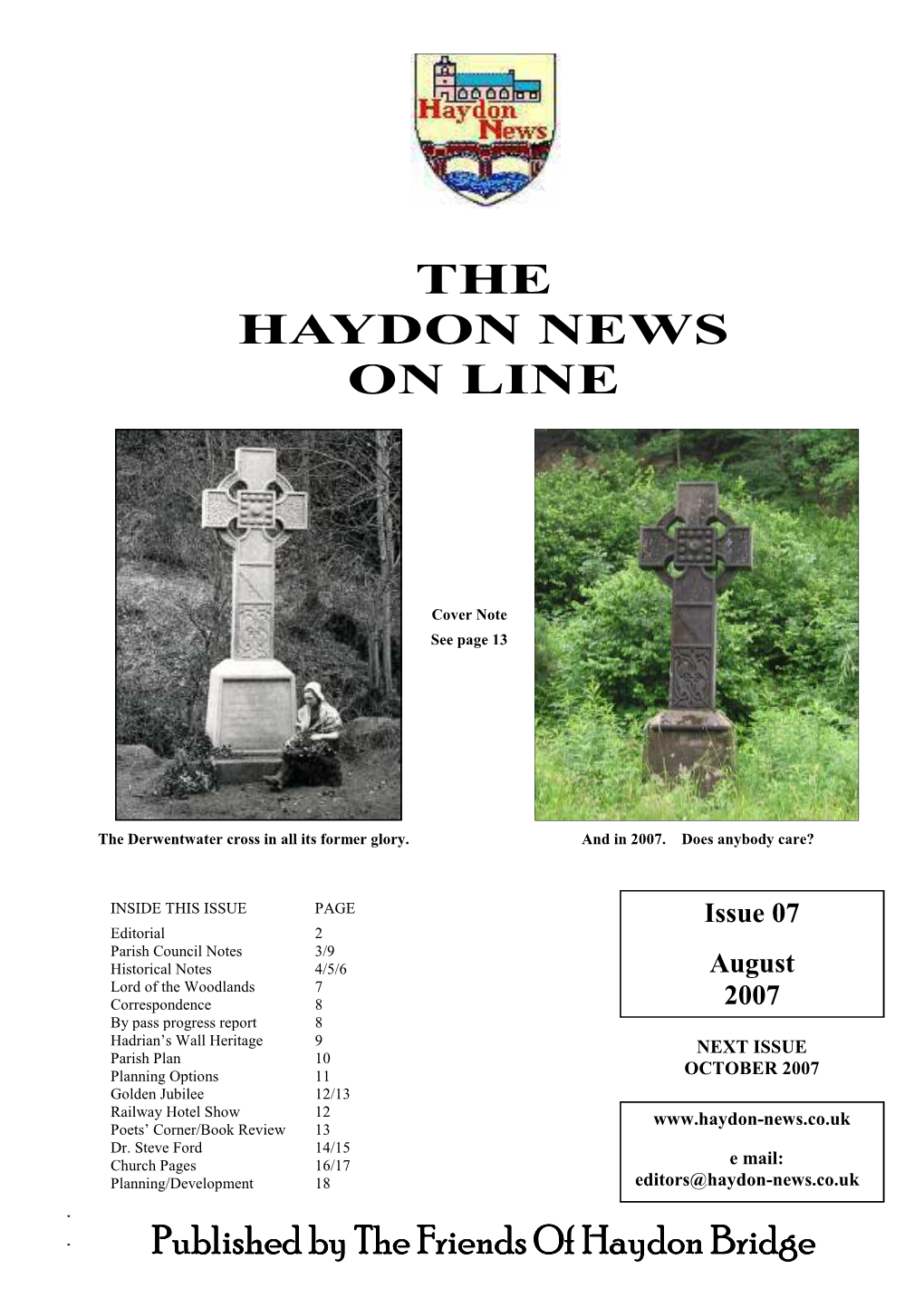 The Haydon News on Line