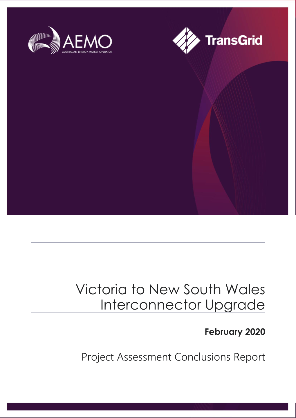 Victoria to New South Wales Interconnector Upgrade