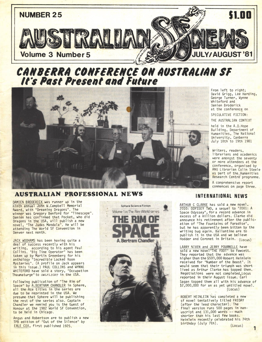 Australian SF News 25 Binns 1981-07