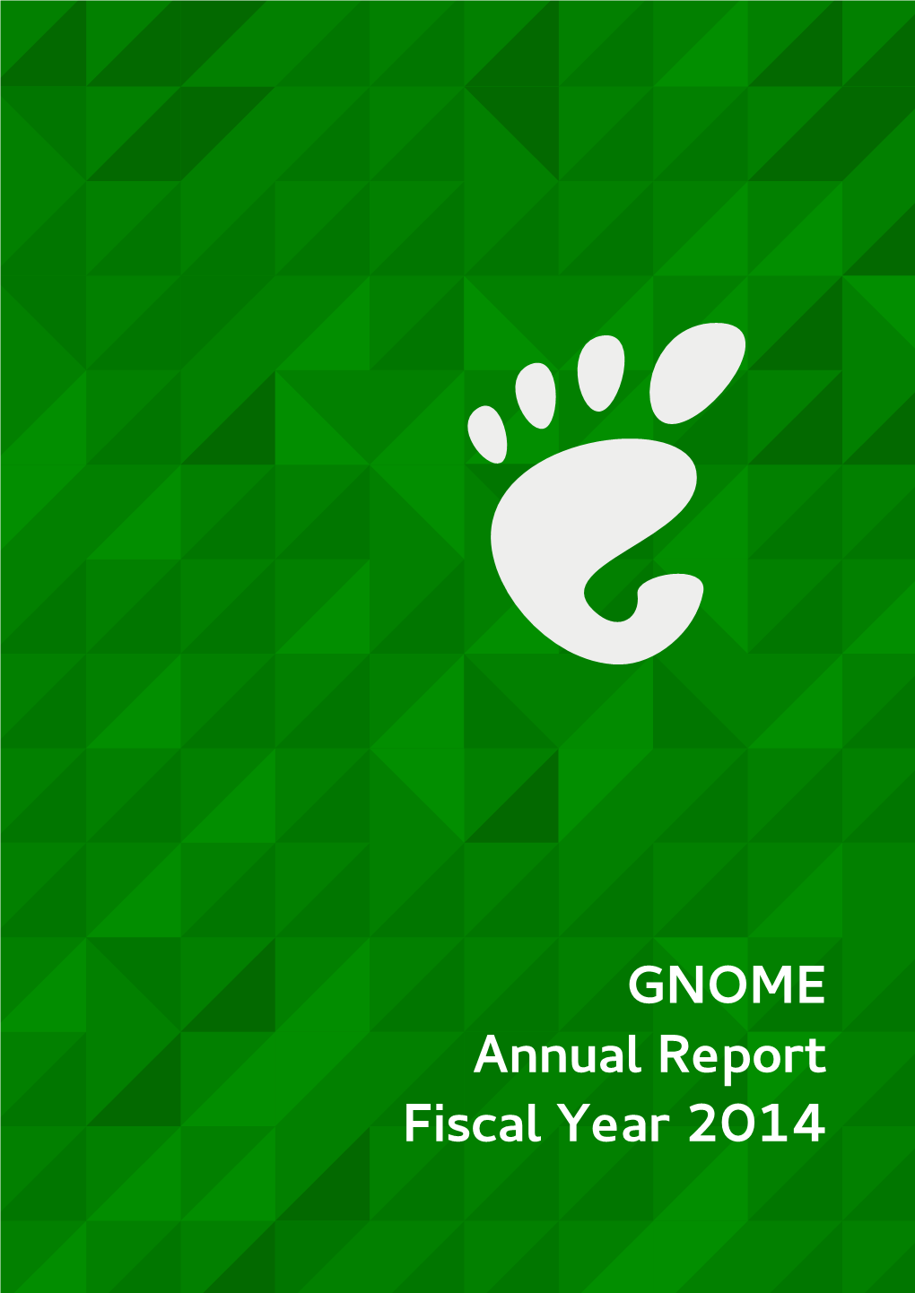 GNOME Annual Report Fiscal Year 2014