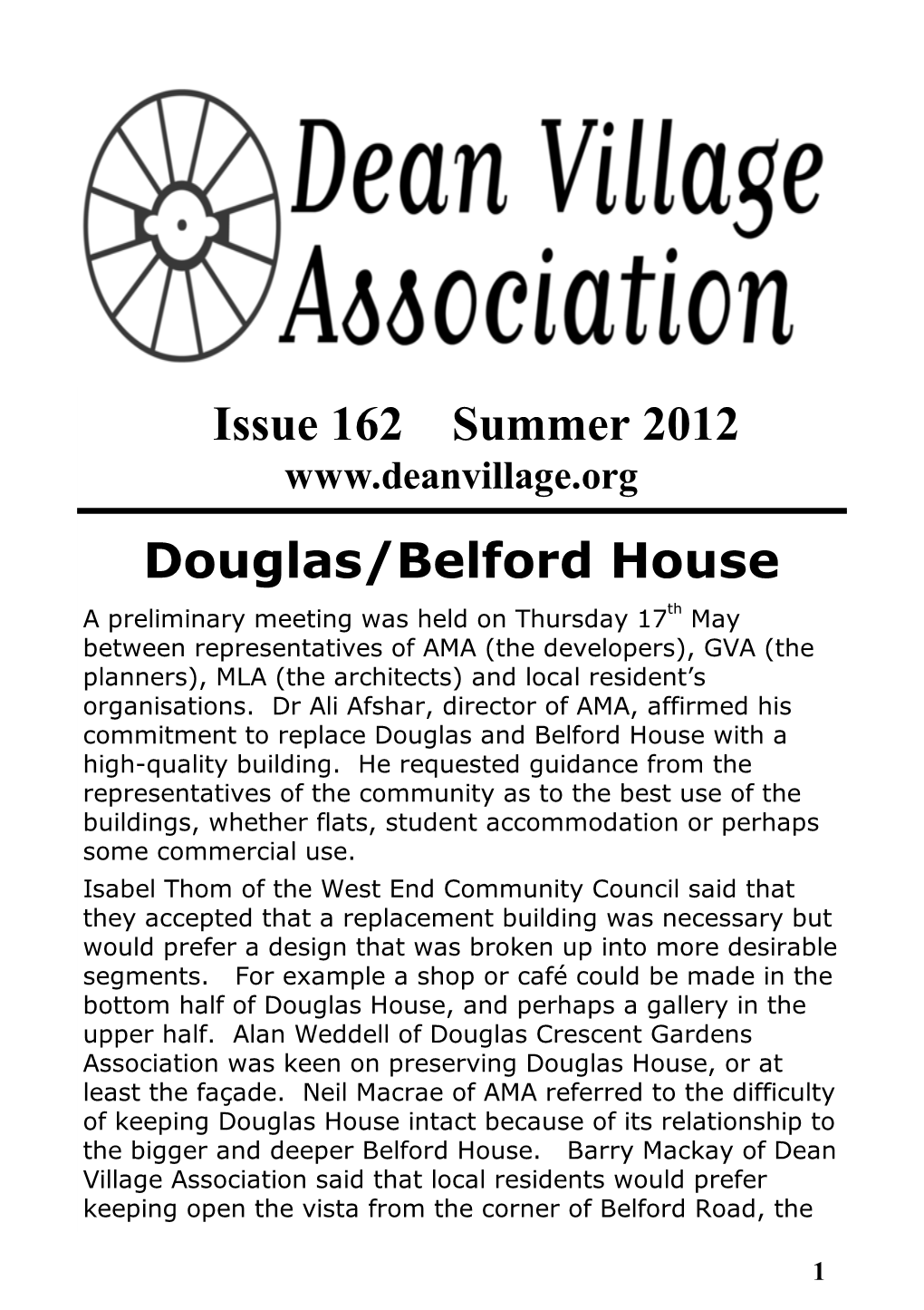 Issue 162: Summer 2012
