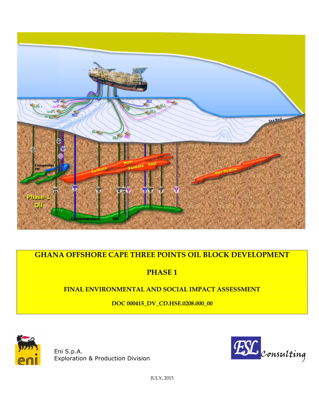 ESHIA – Ghana OCTP Block Phase 1