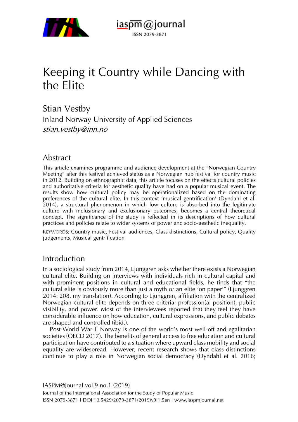 Keeping It Country While Dancing with the Elite