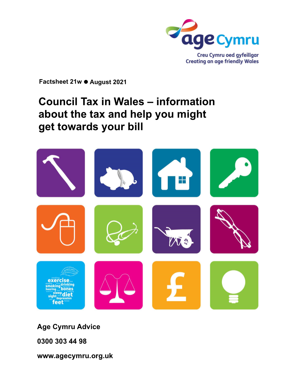 Council Tax in Wales – Information About the Tax and Help You Might Get Towards Your Bill