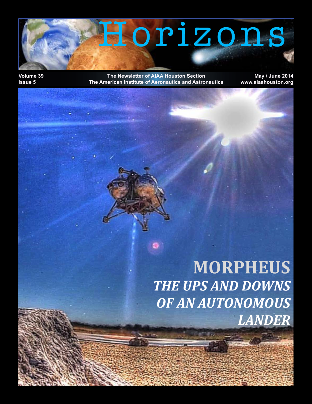 May / June 2014 Issue 5 the American Institute of Aeronautics and Astronautics