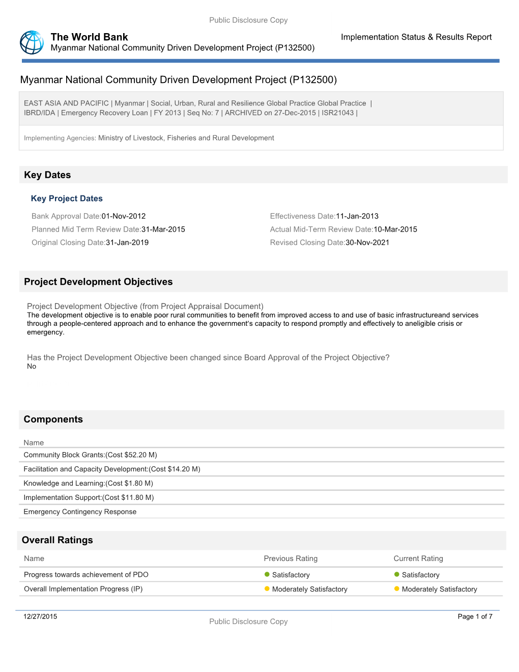 Implementation Status & Results Report