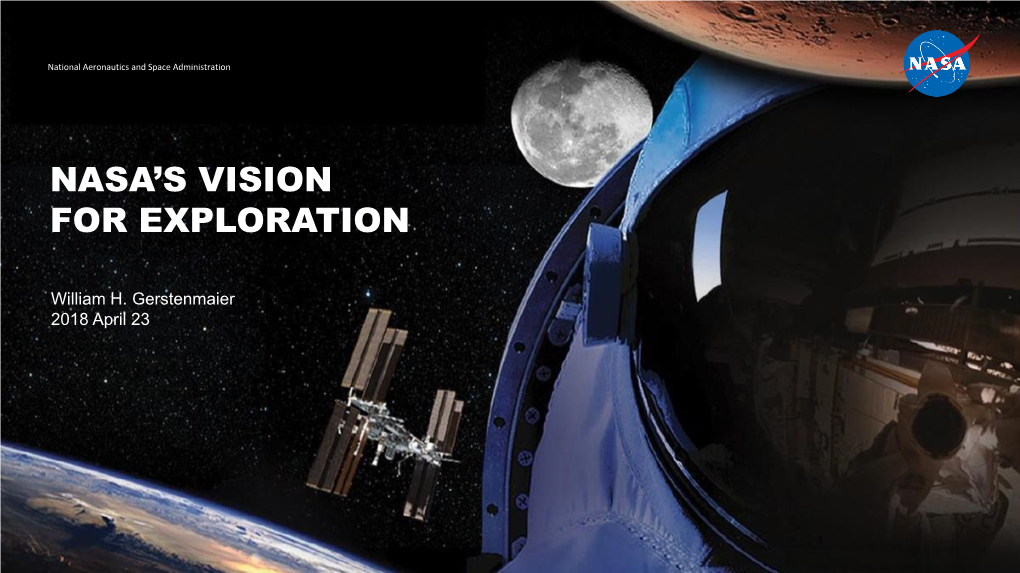 Nasa's Vision for Exploration