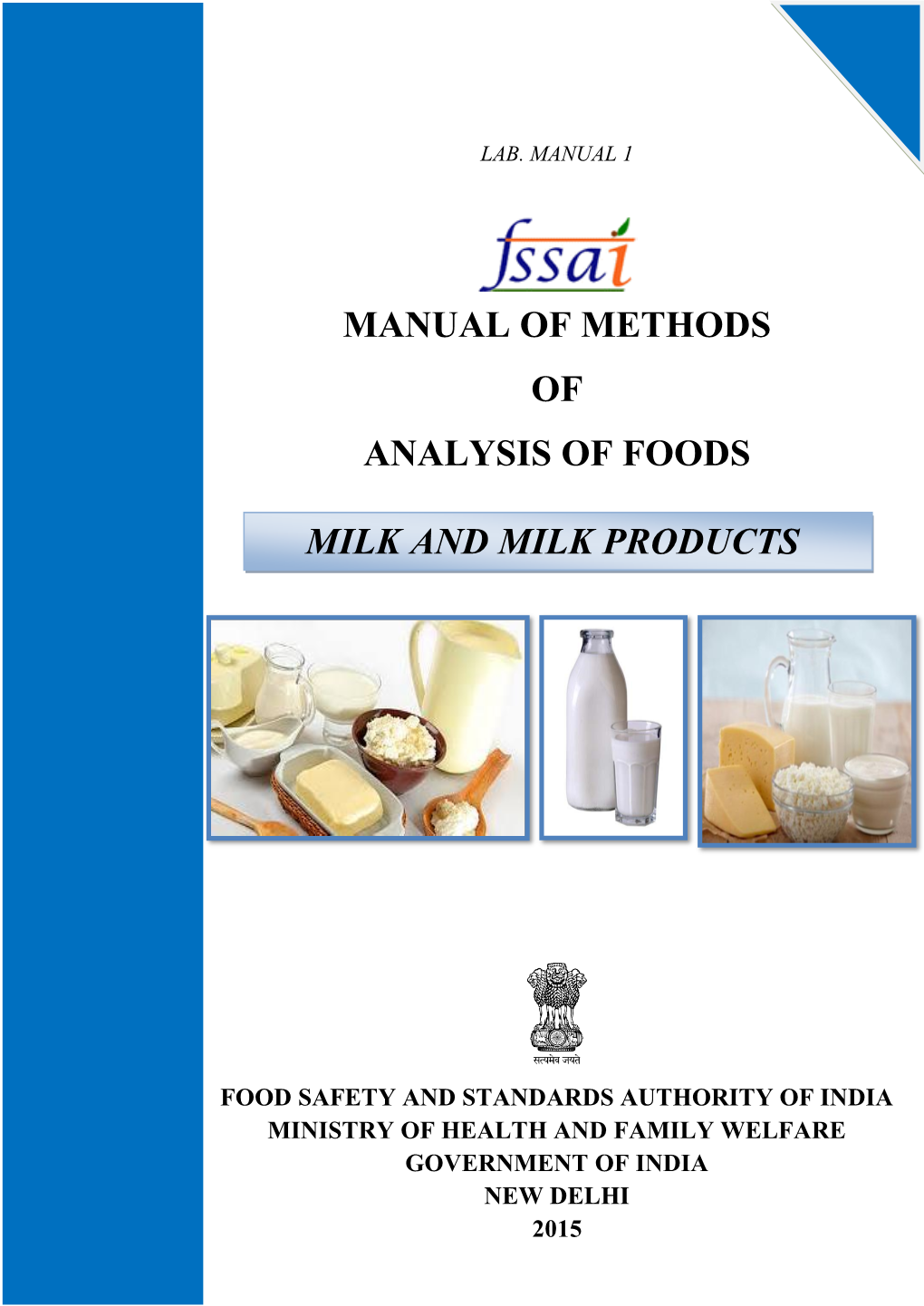 12. Manual on Milk and Milk Products