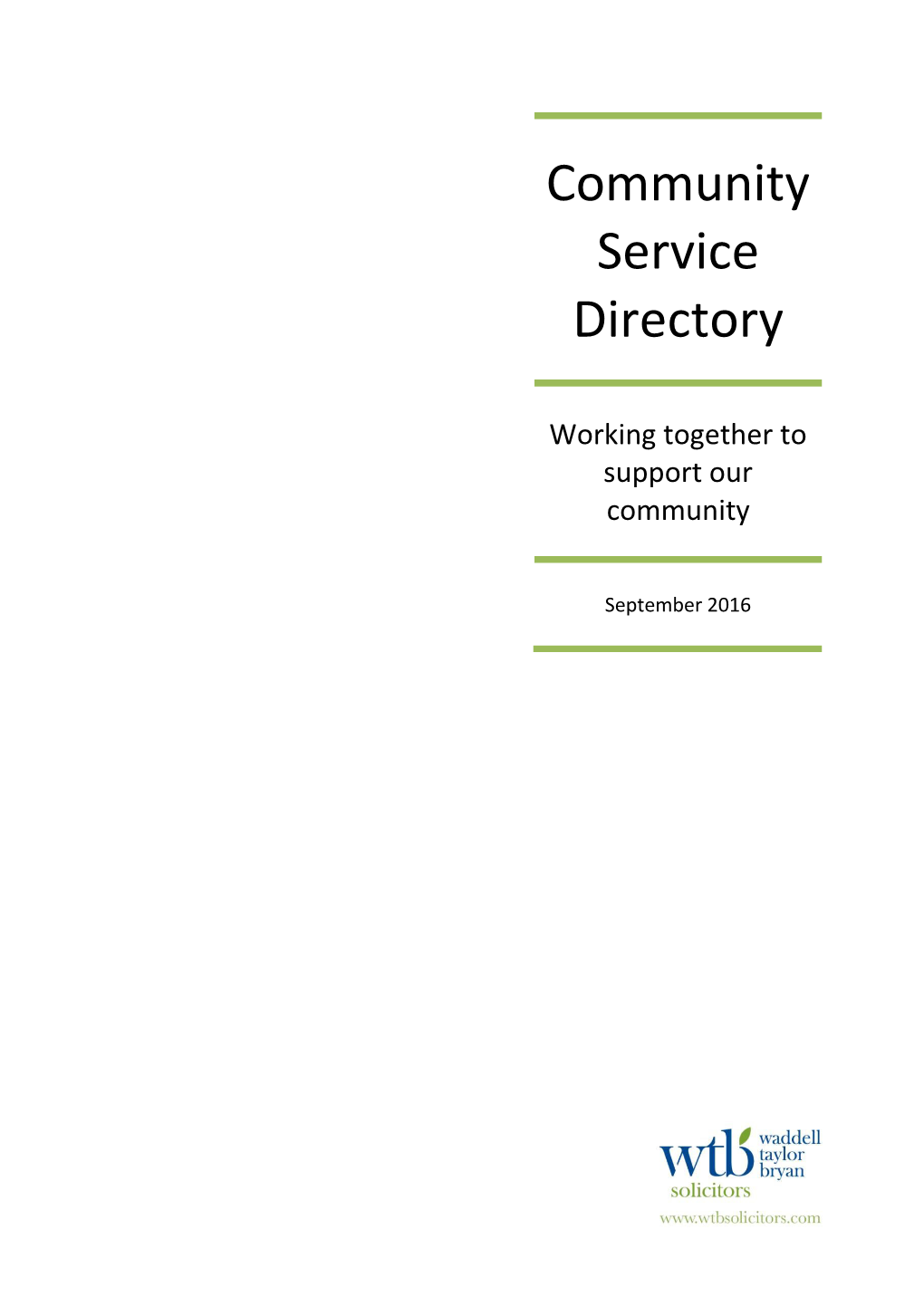 Community Service Directory