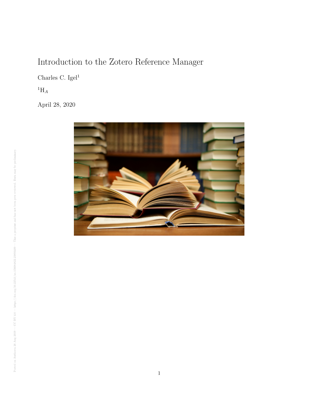 Introduction to the Zotero Reference Manager