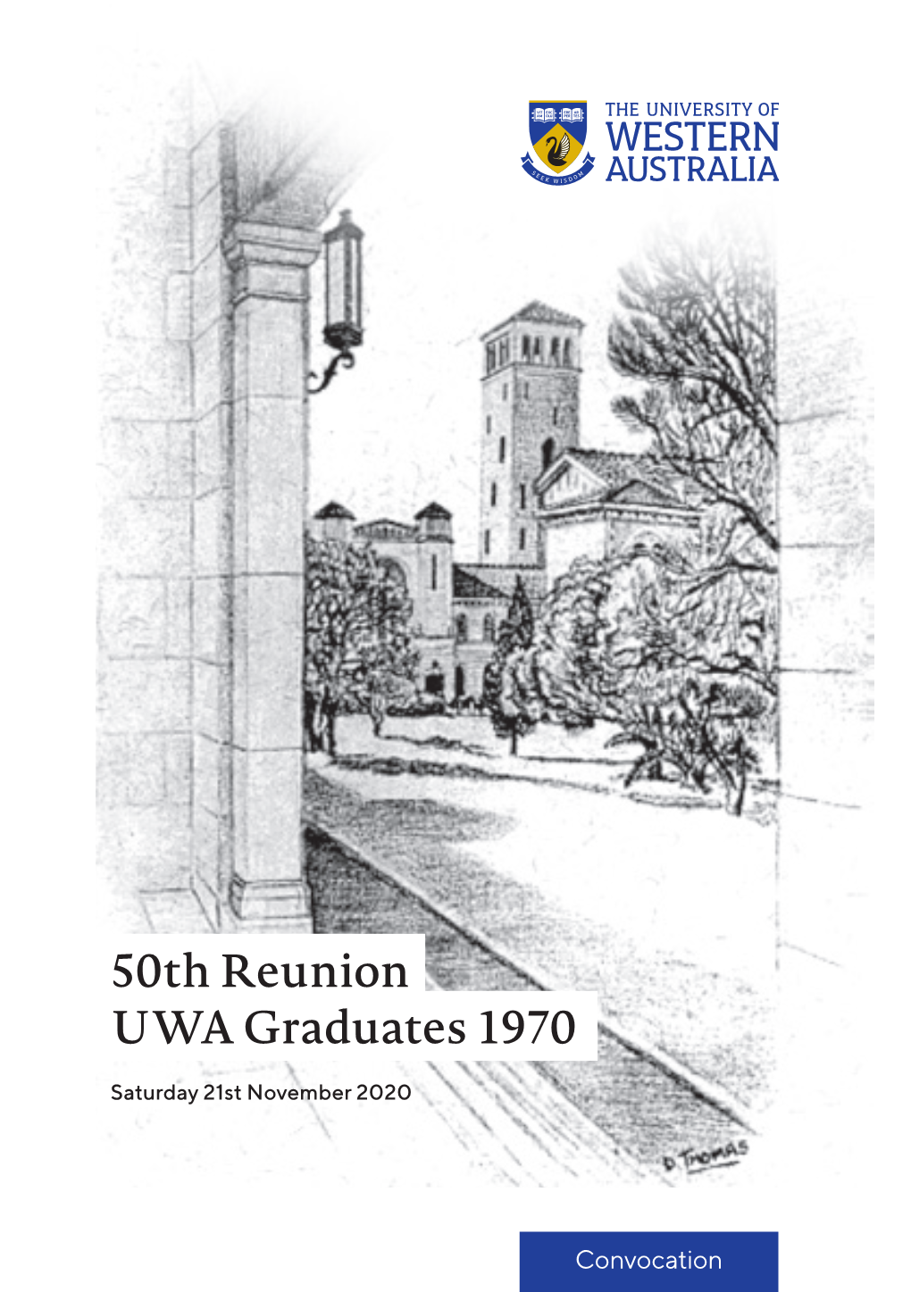 50Th Reunion Booklet for the Graduates of 1970