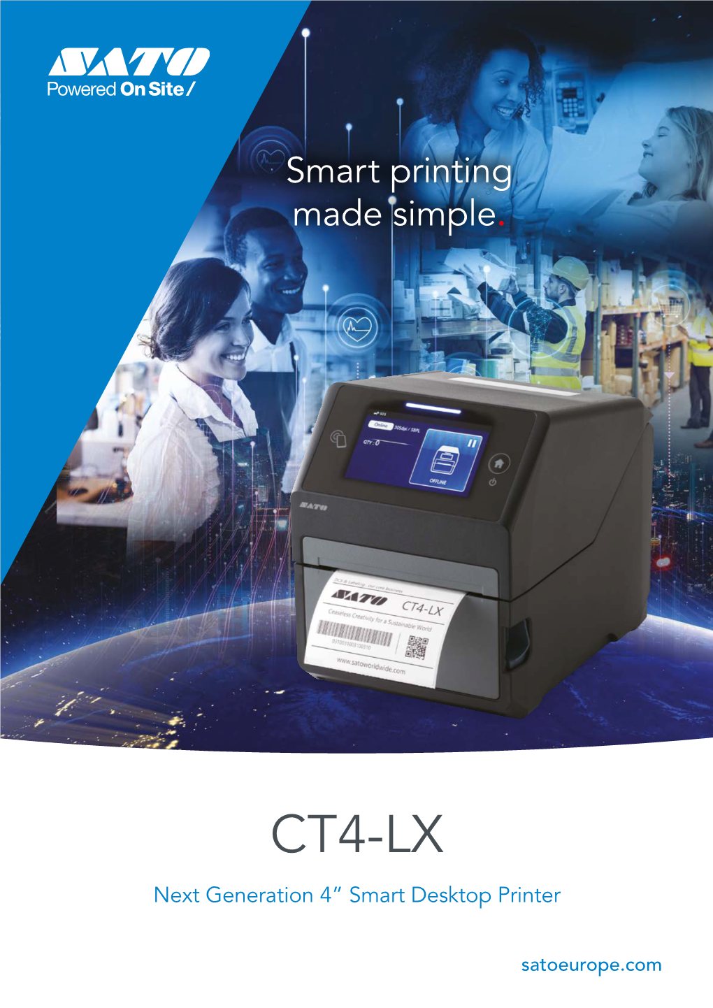 CT4-LX Next Generation 4” Smart Desktop Printer