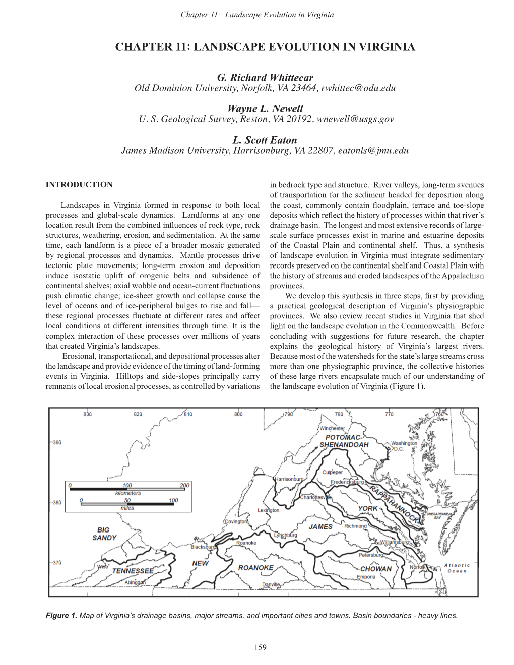 Chapter 11: Landscape Evolution in Virginia