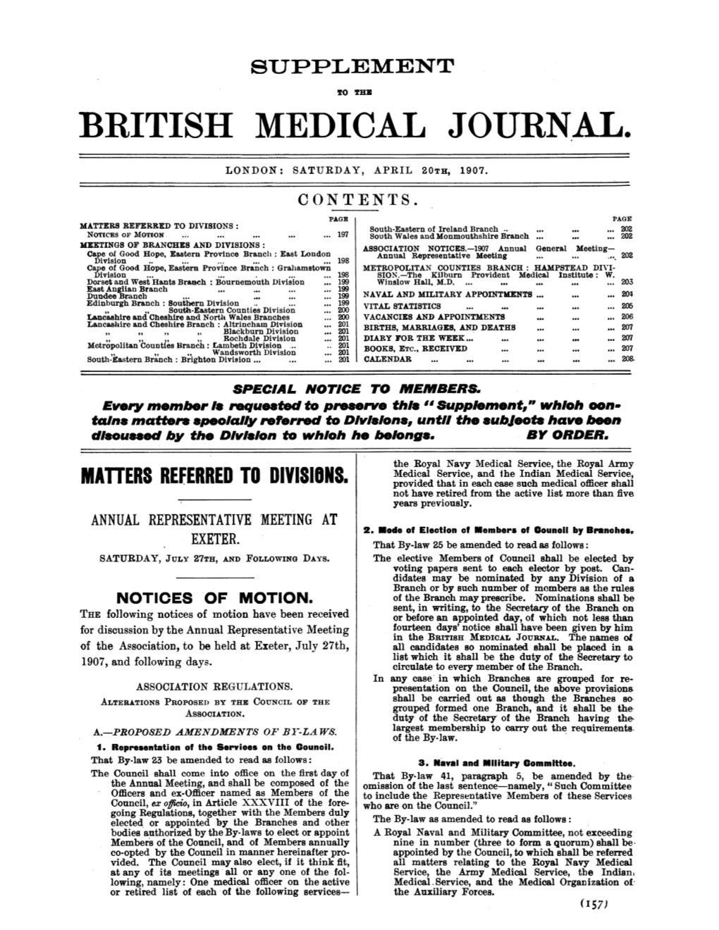 MATTERS REFERRED to DIVISIONS. Provided That in Each Case Such Medical Officer Shall Not Have Retired from the Active List More Than Five Years Previously