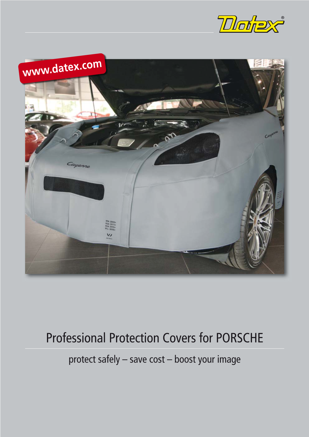 Professional Protection Covers for PORSCHE Protect Safely – Save Cost – Boost Your Image Model List PORSCHE