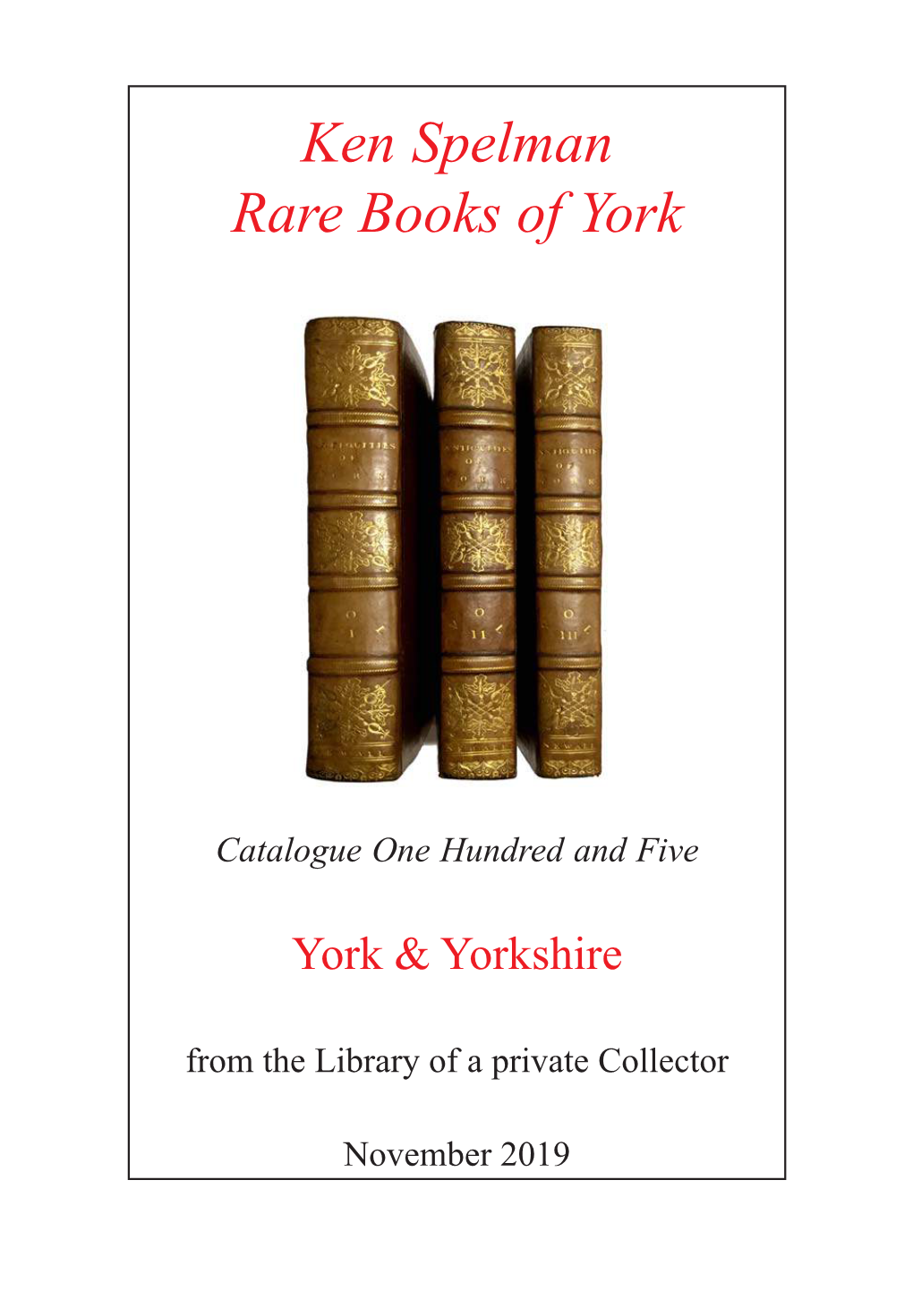 Ken Spelman Rare Books of York