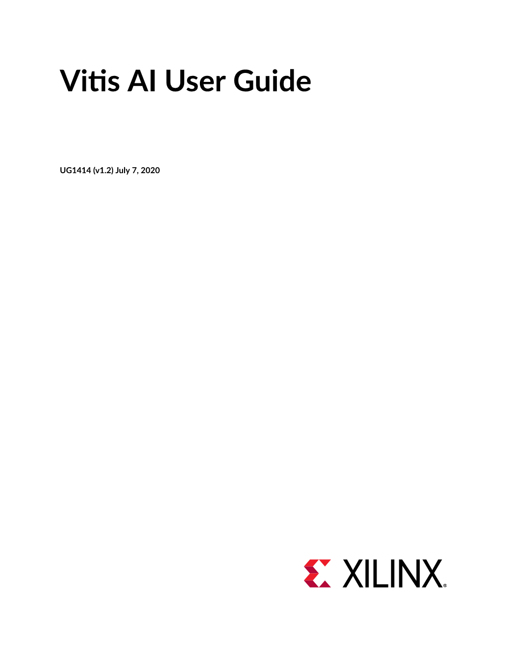 Vitis AI User Guide