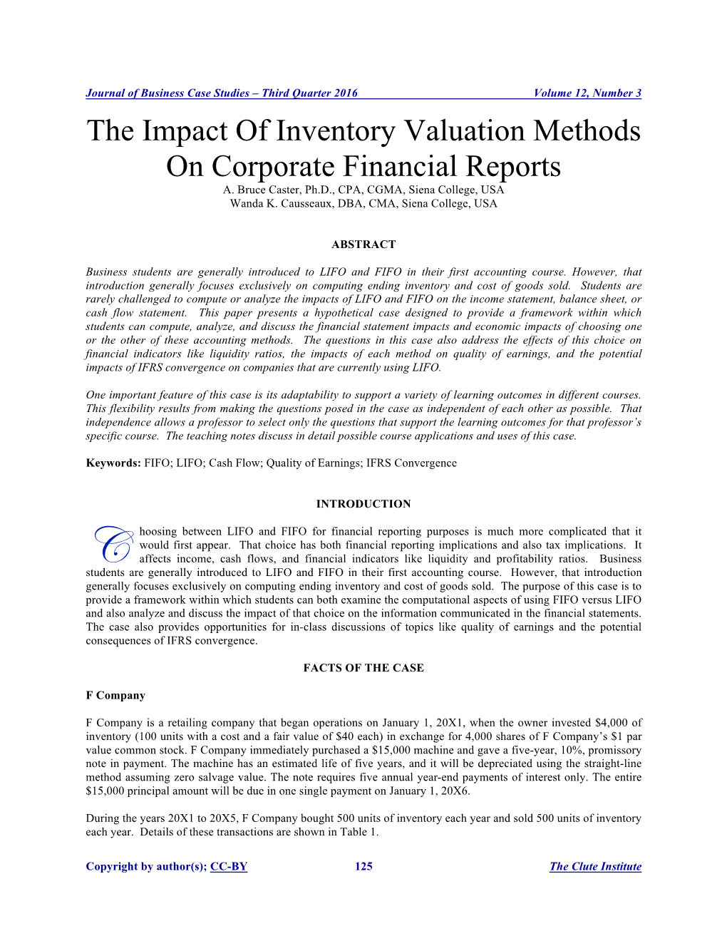 The Impact of Inventory Valuation Methods on Corporate Financial Reports A
