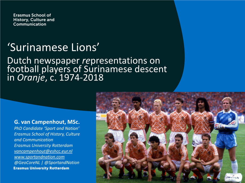 'Surinamese Lions'