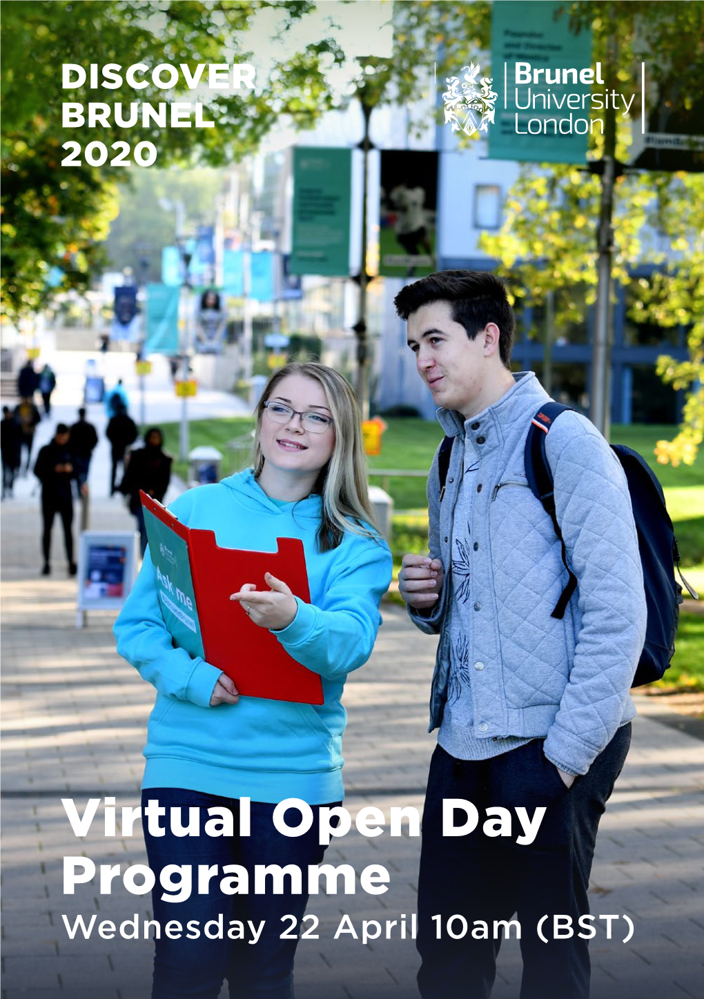 Virtual Open Day Programme Wednesday 22 April 10Am (BST) Welcome