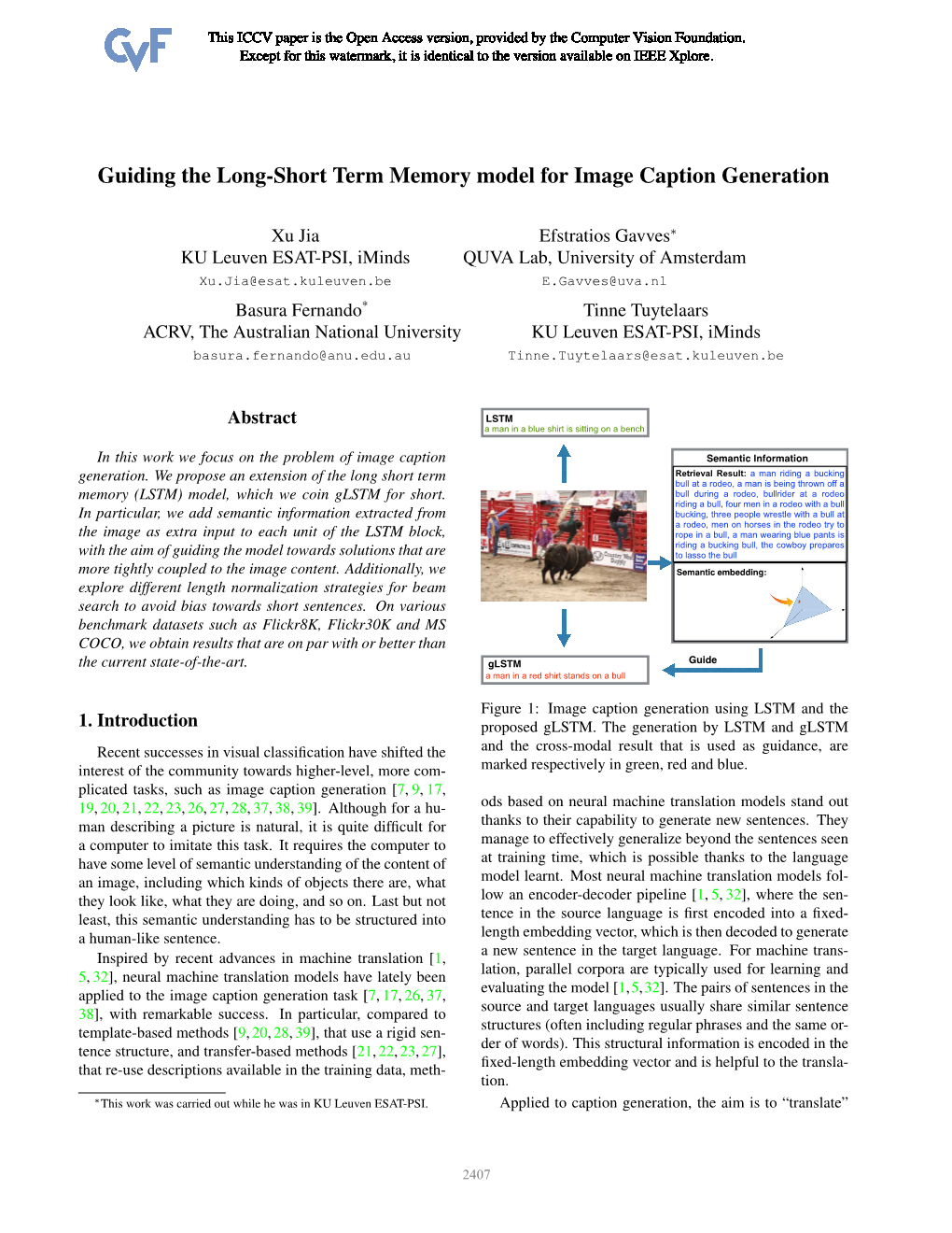 Guiding the Long-Short Term Memory Model for Image Caption Generation