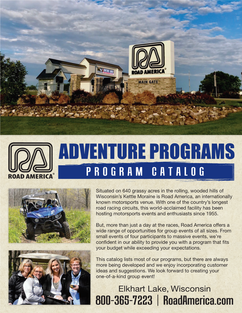 Adventure Programs Catalog