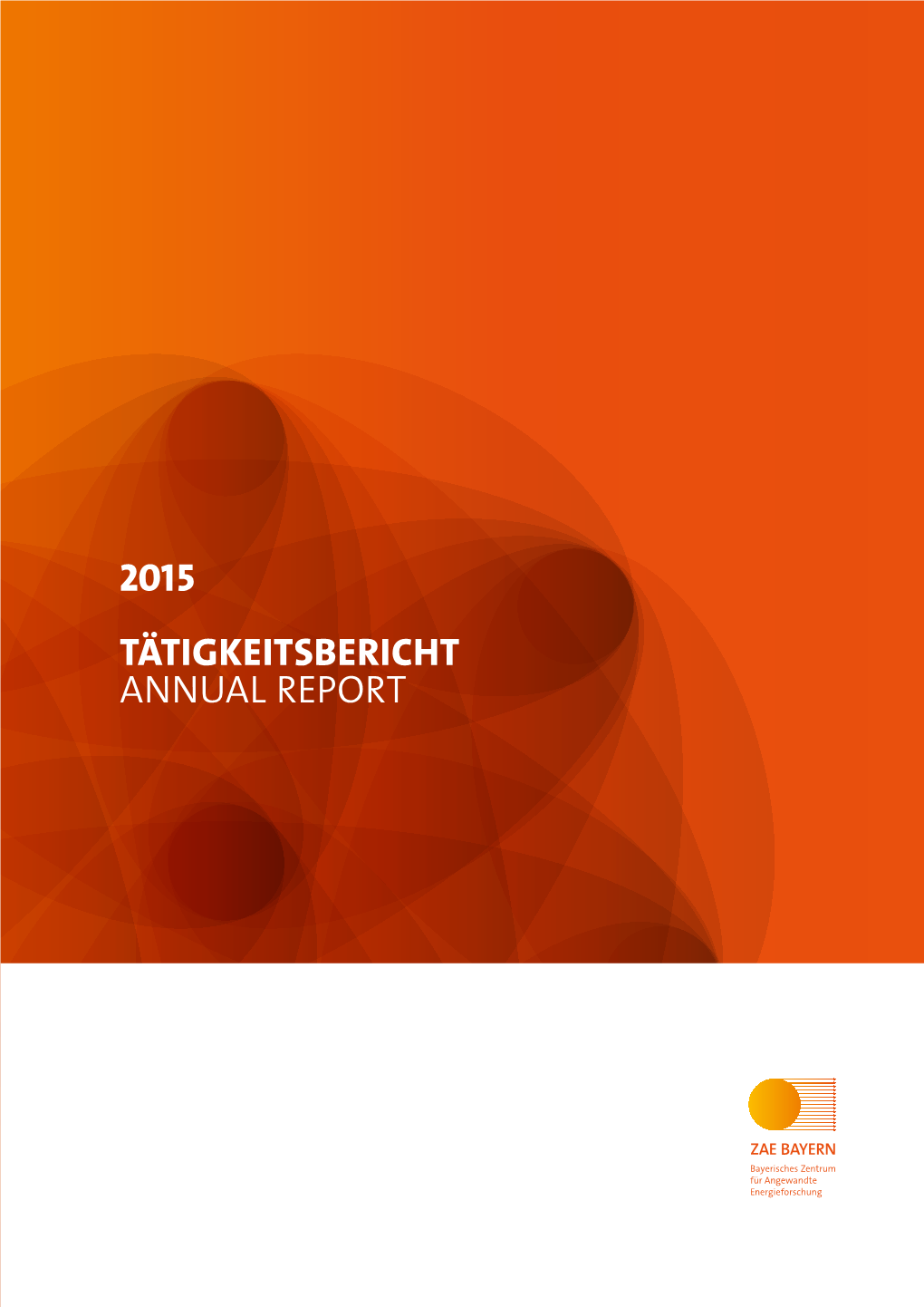 2015 Tätigkeitsbericht Annual Report