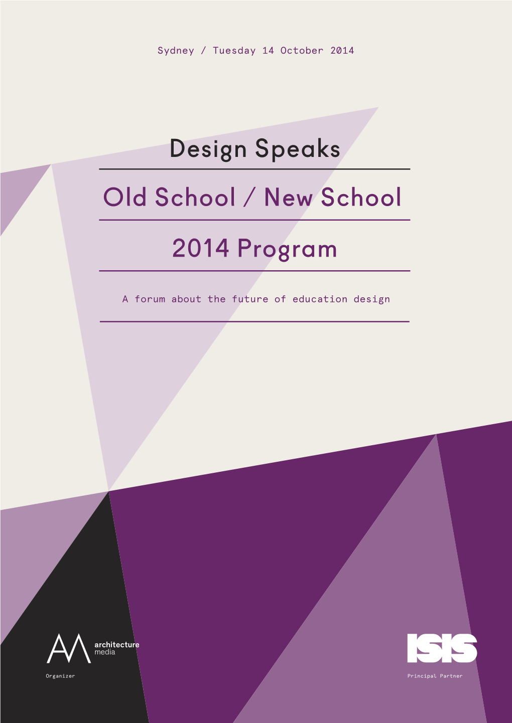 2014 Old School New School Full Program Final