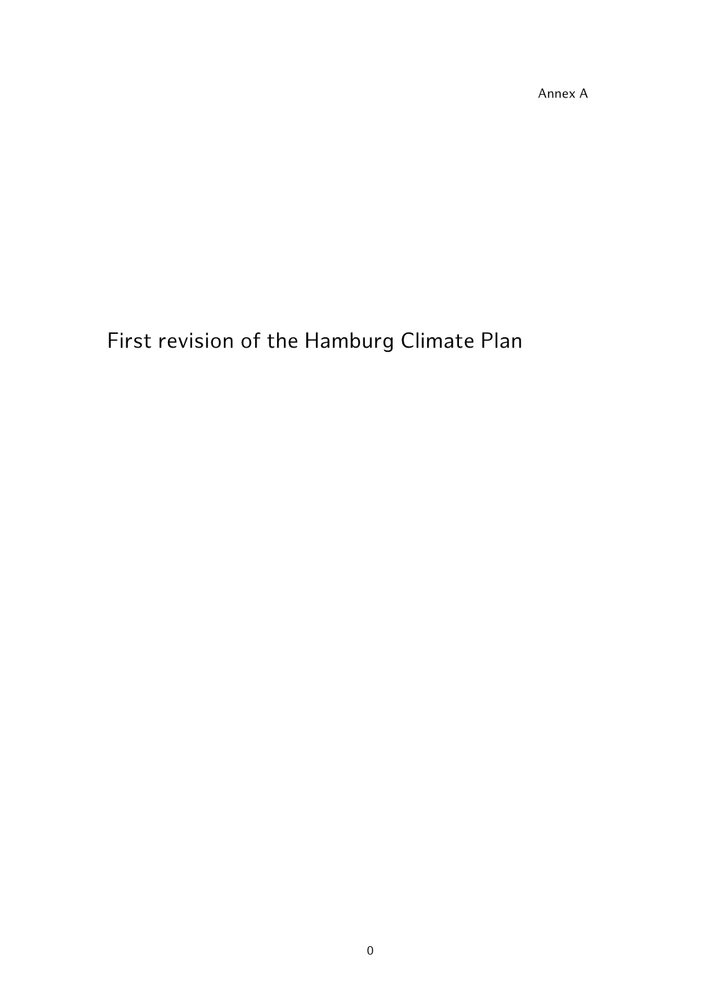 First Revision of the Hamburg Climate Plan