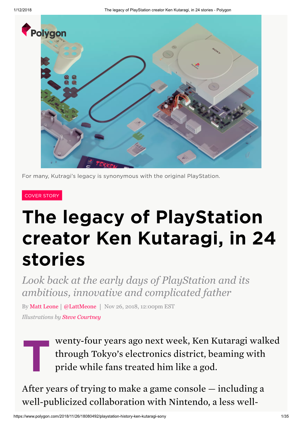 The Legacy of Playstation Creator Ken Kutaragi, in 24 Stories - Polygon