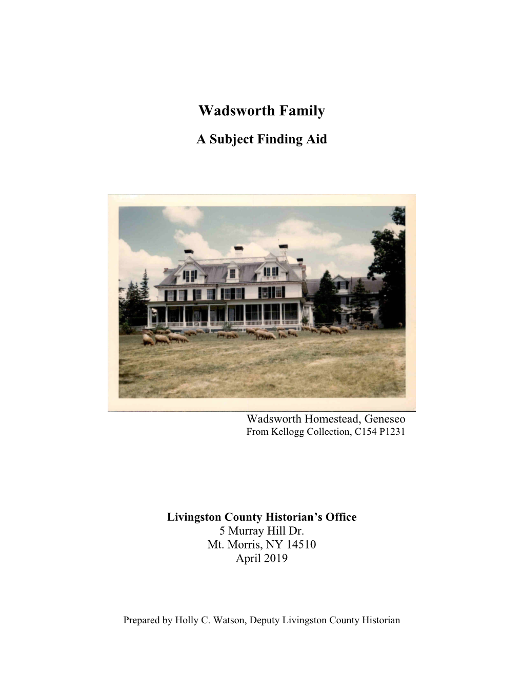 Wadsworth Family Finding