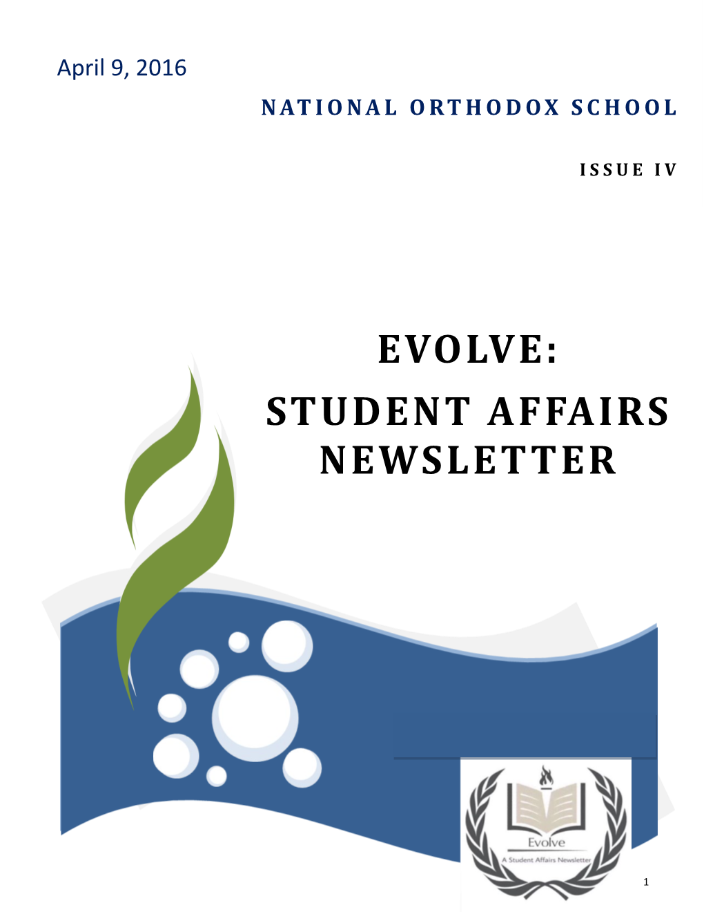 Evolve: Student Affairs Newsletter