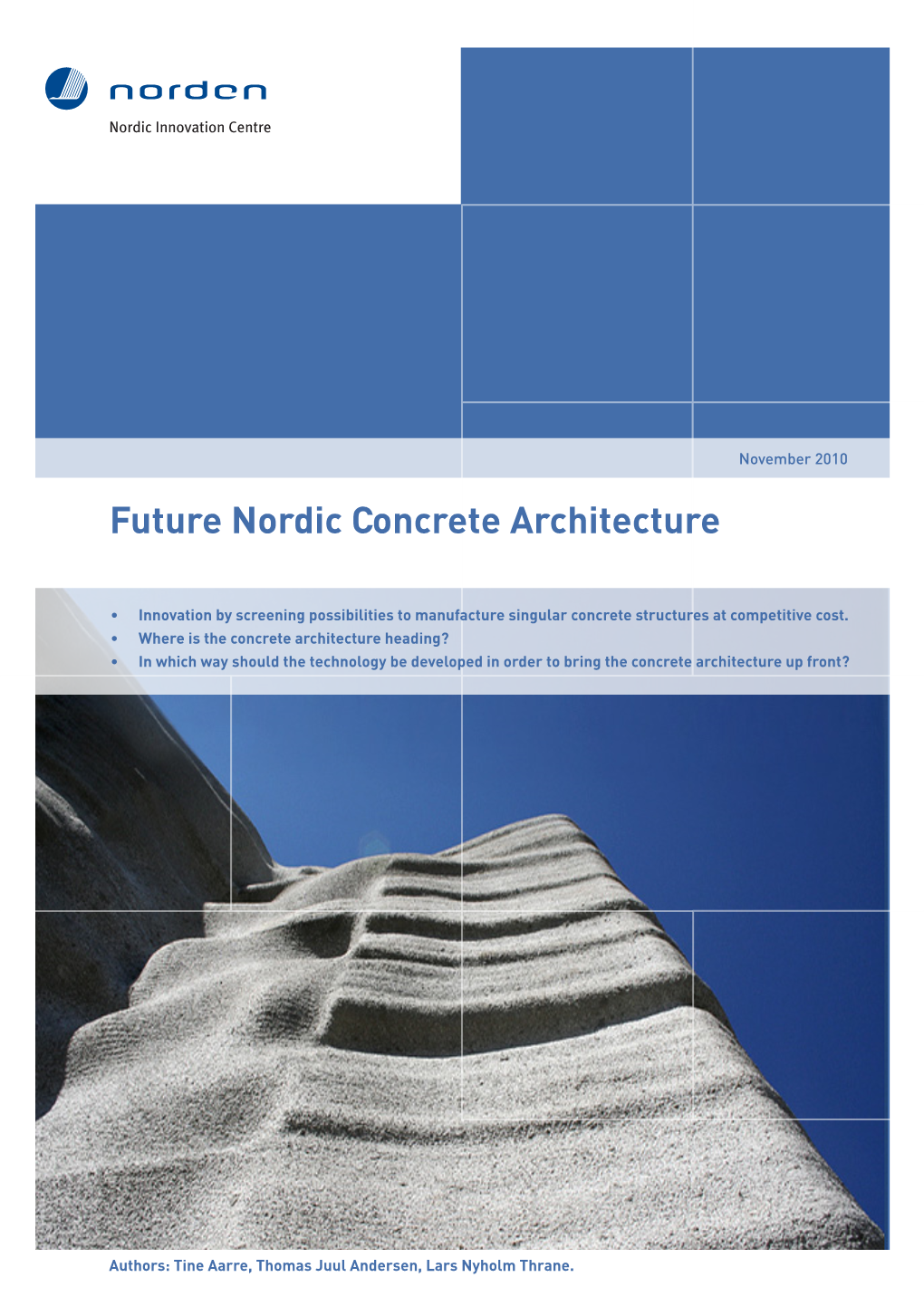 Future Nordic Concrete Architecture