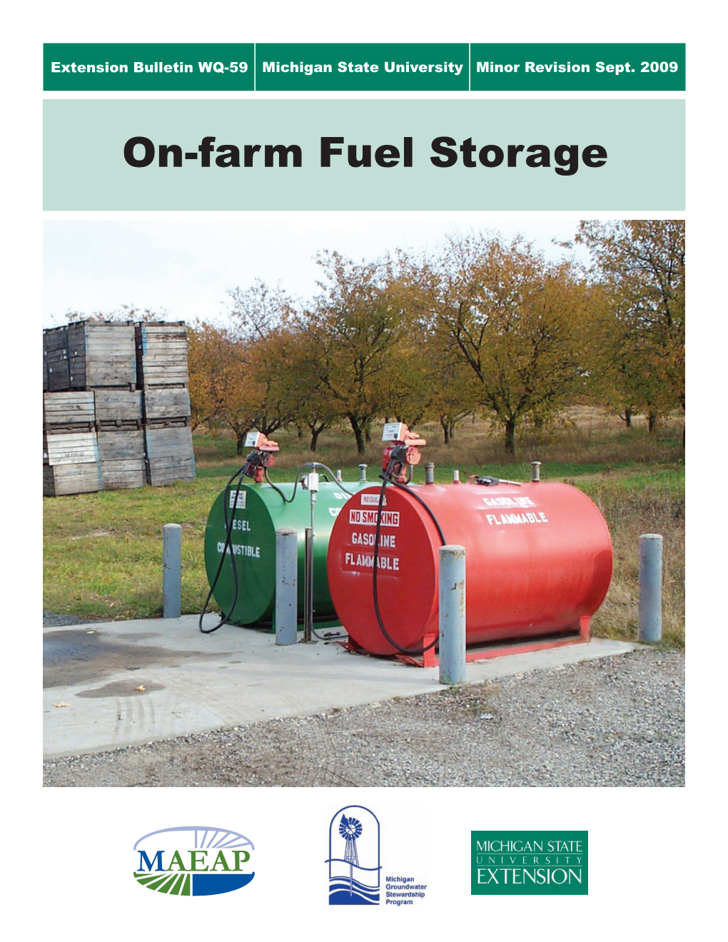 On-Farm Fuel Storage On-Farm Fuel Storage