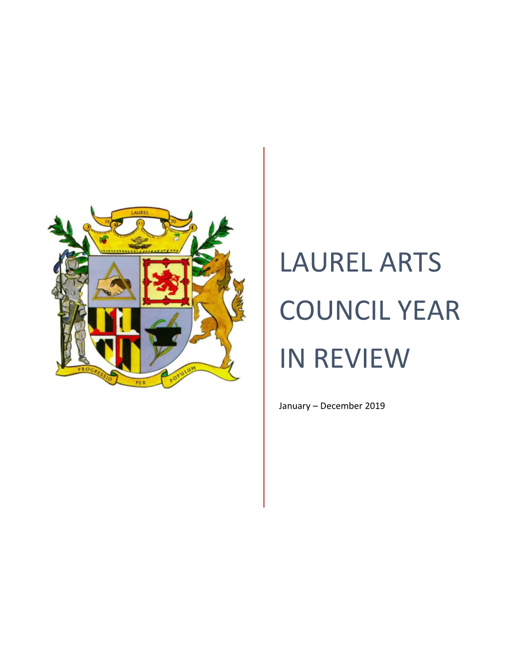 2019 Laurel Arts Council Year in Review