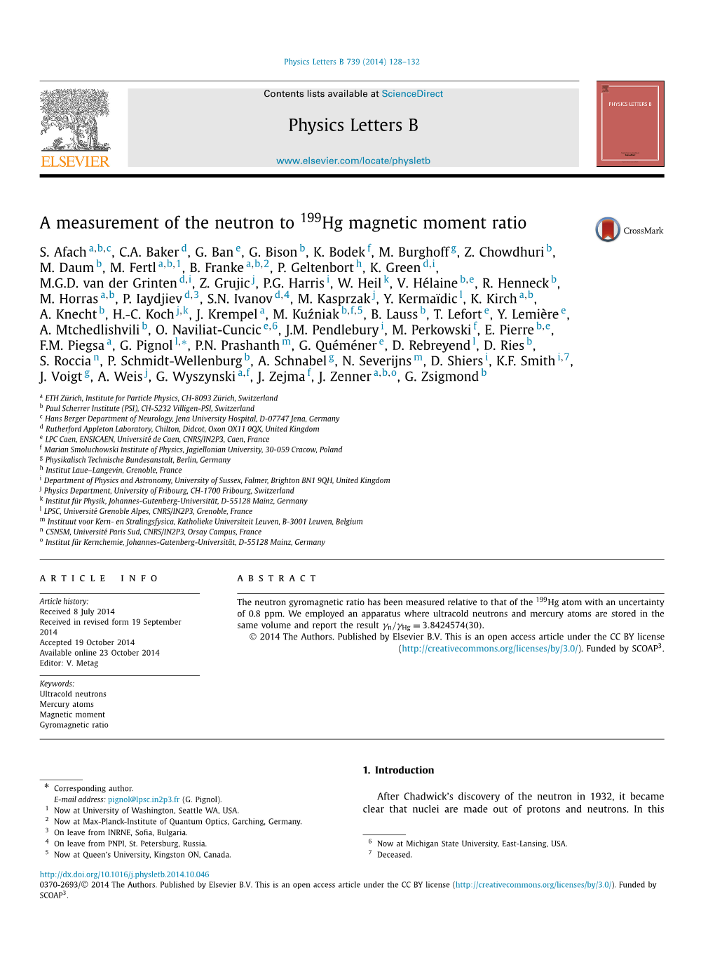 A Measurement of the Neutron to 199Hg Magnetic